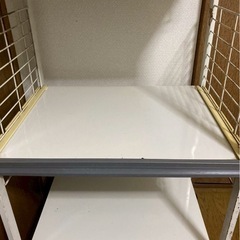 レンジラック キッチンラック レンジ台 食器棚の画像