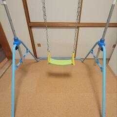 折りたたみ子供用鉄棒・ブランコ・つり輪セット　室内用　(野中製作所)