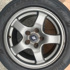 R32 GT-Rホイール➕BS RE71RS 245-50R16 2本  の画像