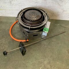 【SHINPO】 シンポ ガスコンロ こんろ機能付焼物器 焼肉 テーブルロースター埋込用 LPガス用 1LXC1C1L ⑥ 鍋対応 N0870の画像