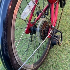 子ども用自転車18インチ赤の画像