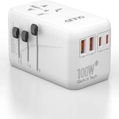 【新品・未使用】100W急速充電 EINNO 海外 変換プラグ ...