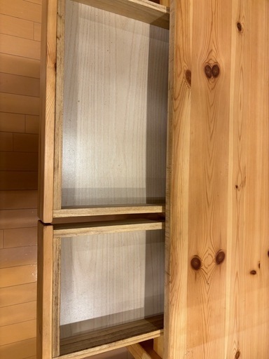無印　MUJI 木製机　学習机①