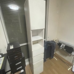 ランドリーラック 収納棚 ホワイト