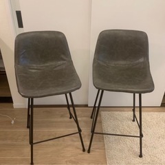 ハイチェア2脚セット　