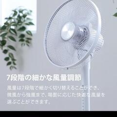 扇風機フルリモコン付きの画像