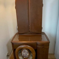 15万円IDC大塚家具ドレッサー鏡台おしゃれ美品