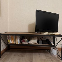 テレビ台　ウッド　アンティークの画像