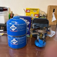 キャンプ用バーナーストーブ、キャンピングガス　
