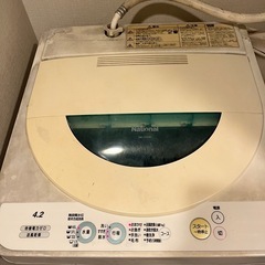 Panasonic 全自動洗濯機 NA-F42M6 2005年製 中古の画像