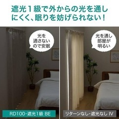 【遮光1級+UV99%カット カーテン2セット】ニトリの遮光+レ...