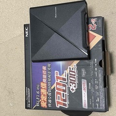 NEC　ルーター（Wi-Fi6対応）です。