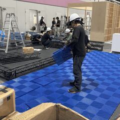 【急募】展示会出展ブースの設営スタッフ　2025/5/26　愛知...
