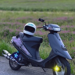 アドレスv100！カスタム　ほぼ新品チャンバー付き　付属品多数
