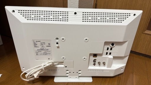 シャープ SHARP AQUOS(アクオス) DEシリーズ 24V型 ハイビジョン液晶テレビ ホワイト系 2T-C24DEW