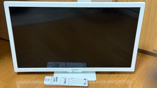 シャープ SHARP AQUOS(アクオス) DEシリーズ 24V型 ハイビジョン液晶テレビ ホワイト系 2T-C24DEW
