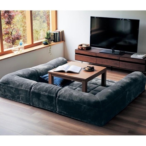 ベルメゾン　グータラグ　ローソファ