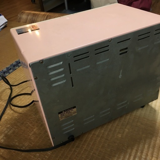 SANYO 小型電子オーブン ピンク SOB-155 昭和レトロポップ