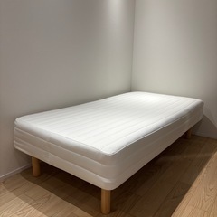 【無印良品シングルベッド マニフレックスマットレス付き】