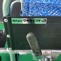 詳細不明　中古　車イス　自走・介助兼用　マキテック　自走式　車いす　フロール　MAKI EX-50KS　傷汚れ有りの画像