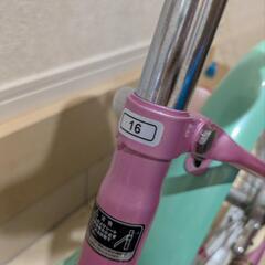 自転車16インチ(補助輪付き)の画像