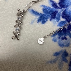 Crossfor クロスフォー CF SILVER925 ネックレス ダイヤモンド風 シルバーの画像
