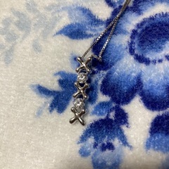 Crossfor クロスフォー CF SILVER925 ネックレス ダイヤモンド風 シルバーの画像