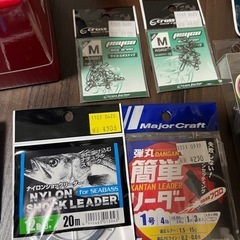 釣り具、ライトジギングロッド、リールの画像