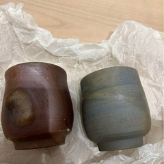 備前焼　
湯呑み　新品　セットの画像