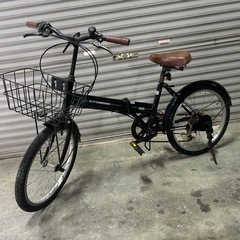 シマノ　折りたたみ自転車　6段変速　自転車
