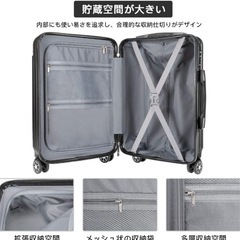 スーツケース　TSAロック　新品・未使用品の画像