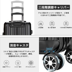 スーツケース　TSAロック　新品・未使用品の画像