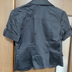 黒の半袖ジャケット　Sサイズの画像