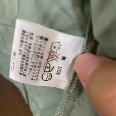 薄い緑色のジャケットの画像