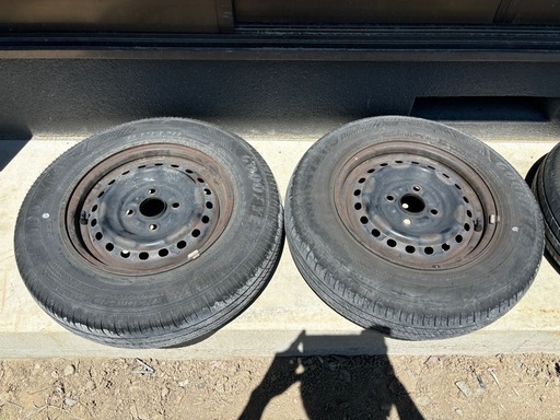 4本セット！ほぼ新品トヨタパッソ使用バリ山ノーマルタイヤ！