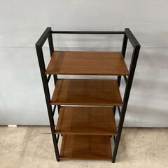 INITORI ニトリ 4段シェルフ オープンシェルフ シェルフ チェスト 飾棚 飾り棚 収納棚 収納家具 棚 収納 RW323の画像