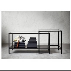 IKEA ガラステーブル　
VITTSJÖ ヴィットショー