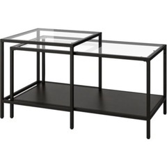 IKEA ガラステーブル　
VITTSJÖ ヴィットショーの画像