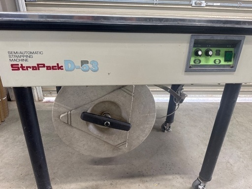 格安saleスタ ストラパック STRAPACK 半自動梱包機 品 PPバンド結束機 D-53 練習用具
