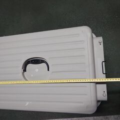 値下げ　ペット用ケージ　ホワイト＆ブルー中型の画像