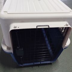 ペット用ケージ　ホワイト＆ブルー中型