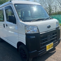 スバル保証付！サンバーバン　リフトアップ　R6年車　7870キロ...