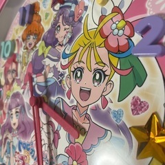 トロピカルージュプリキュア　掛け時計の画像