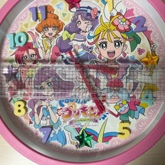 トロピカルージュプリキュア　掛け時計の画像