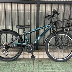 🔹キッズバイク 22インチ 110-140cm目安 6段 オートライト