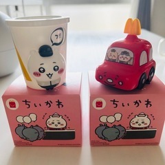 ハッピーセット　ちいかわ　ペンたて、ころころメジャーの画像
