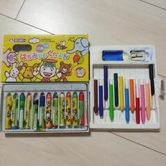 中古　クレヨンとクーピーのセット