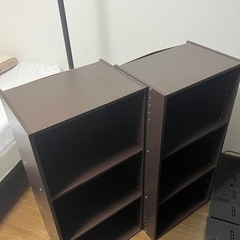 カラーボックス２個