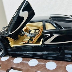 ★希少★WELLY製 ウエリー　1/18 ミニカー★ランボルギーニ　ディアブロSV 黒　ブラック中古品の画像