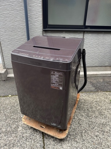 【美品】TOSHIBA　東芝 全自動洗濯機 ザブーン AW-10DP2 洗濯10.0kg　洗剤自動投入